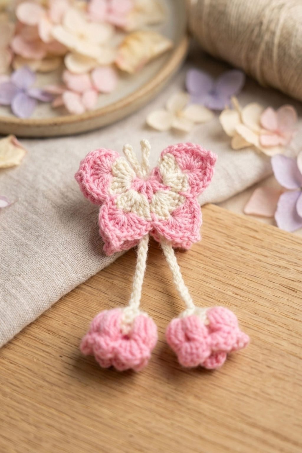 Crochet Hair Tie | Crochet Bag Charm
