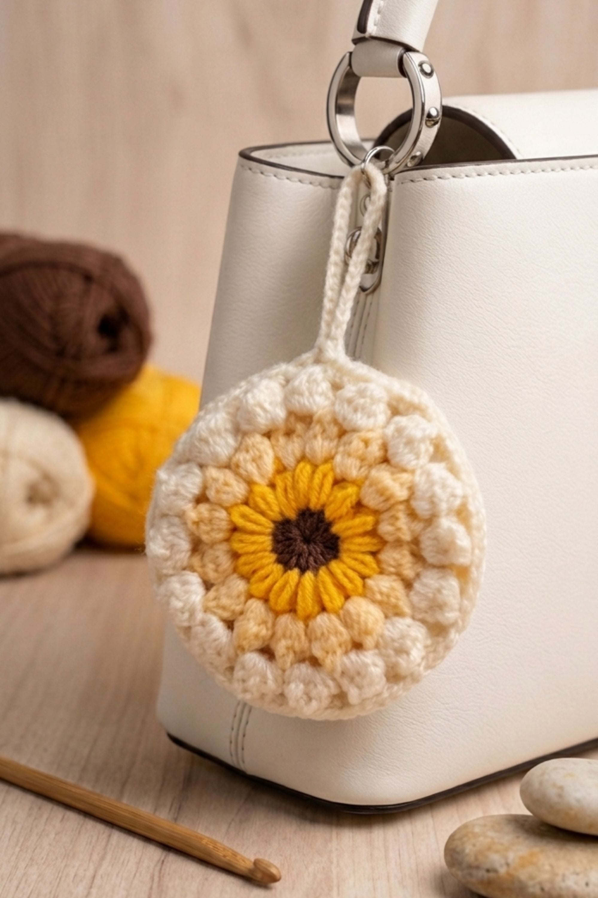 Earbuds Pouch | Crochet Bag Charm