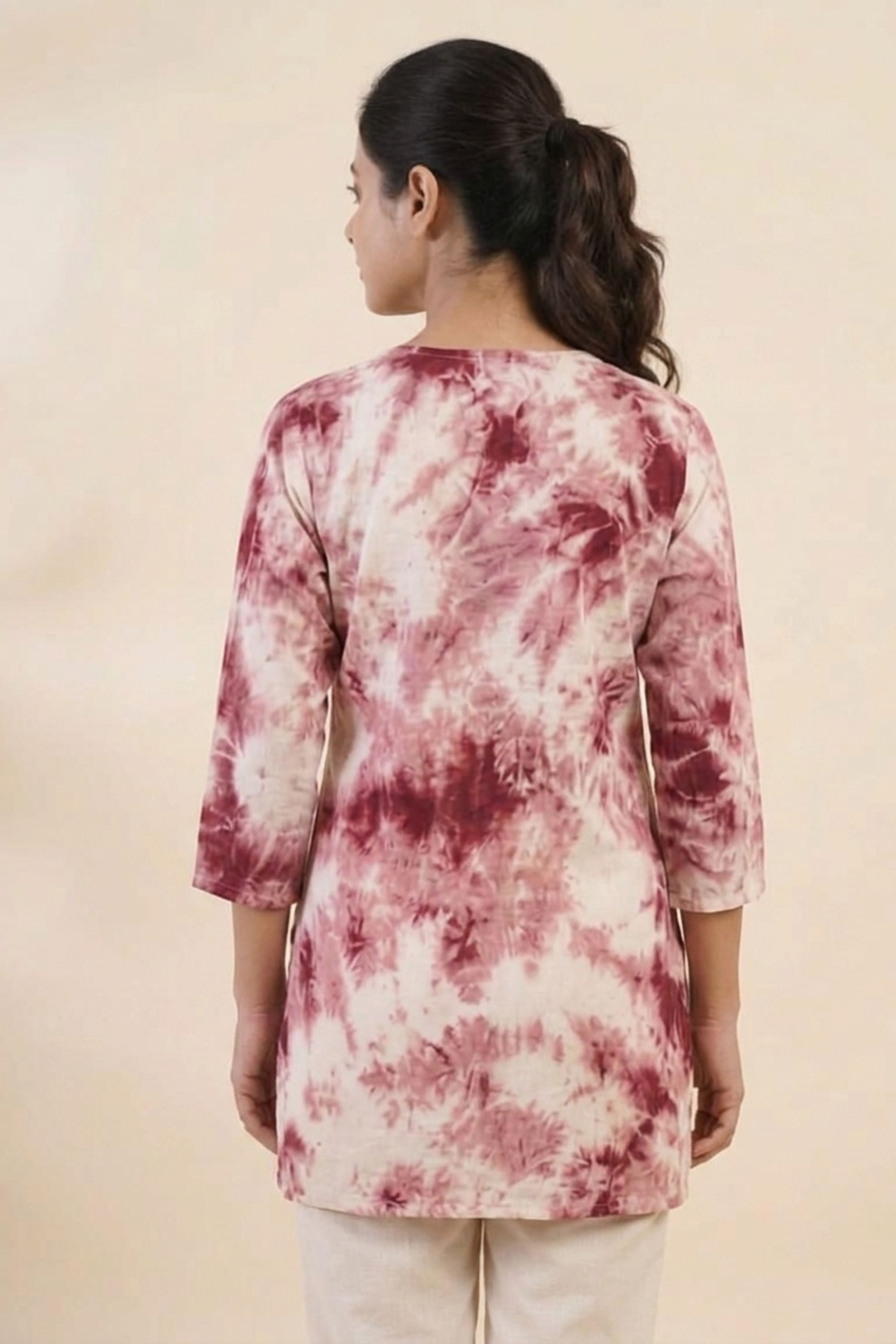 Tie-Dye Short Kurti