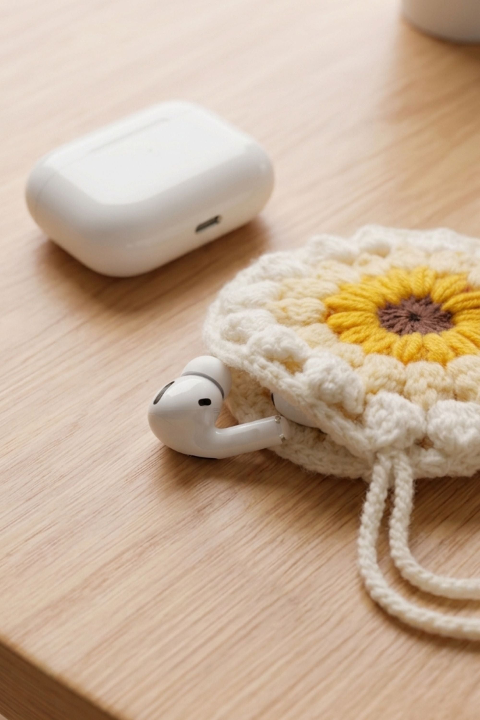 Earbuds Pouch | Crochet Bag Charm