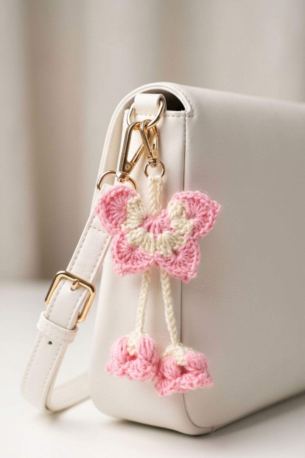 Crochet Hair Tie | Crochet Bag Charm